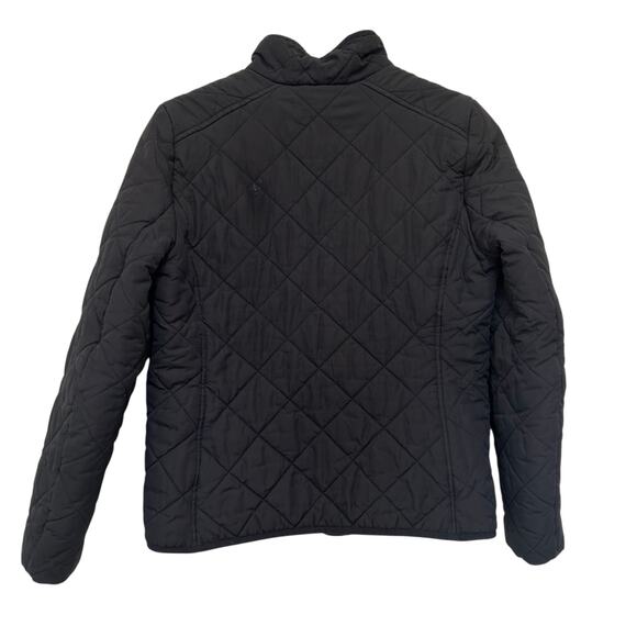 J. Crew Black Quilted Jacket Sz M - Picture 4 of 4